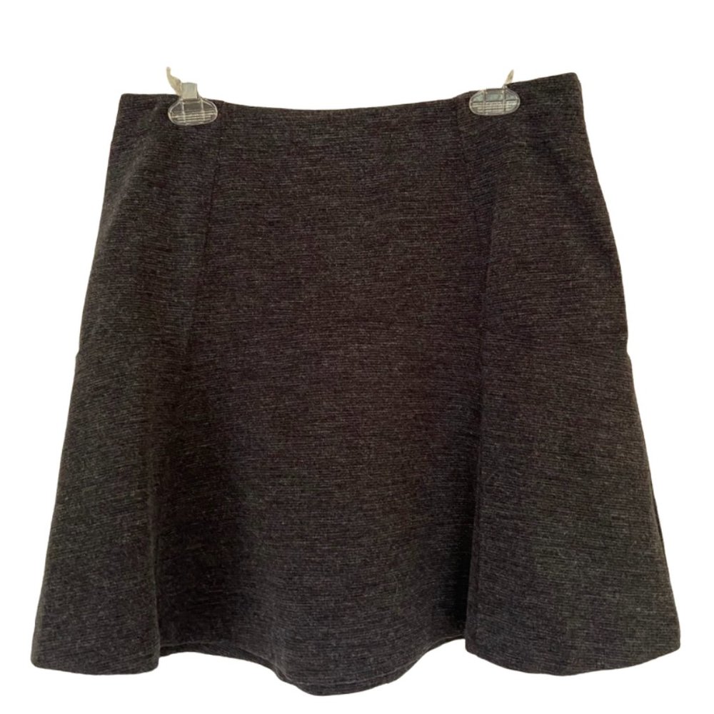 {Loft} Gray Wool Skirt - 12